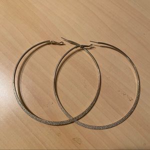 Large Gold Hoops